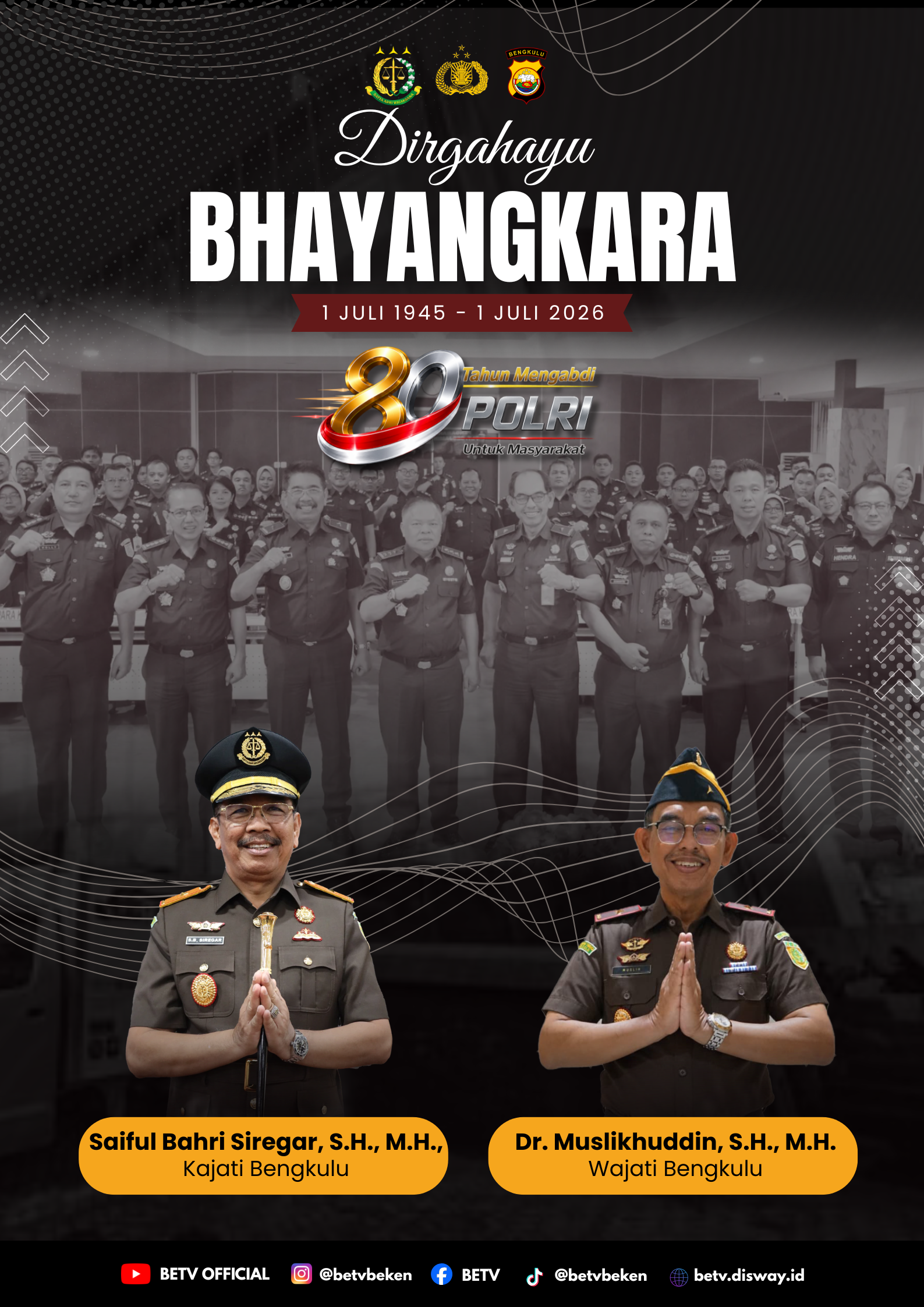 Hut Bhayangkara 80