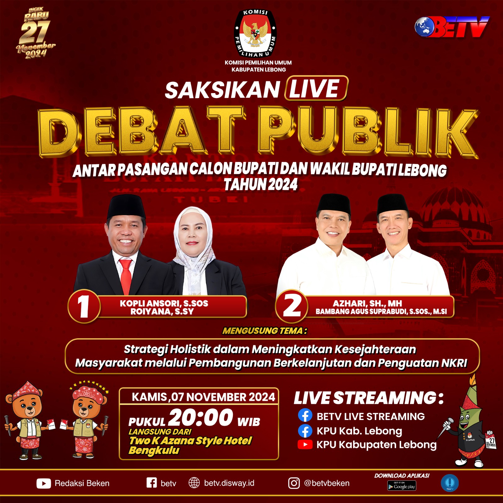 KPU DEBAT LEBONG