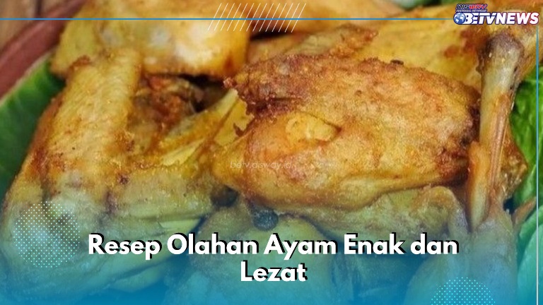 Resep Olahan Ayam Enak dan Lezat yang Wajib Dicoba, Cek Segera di Sini