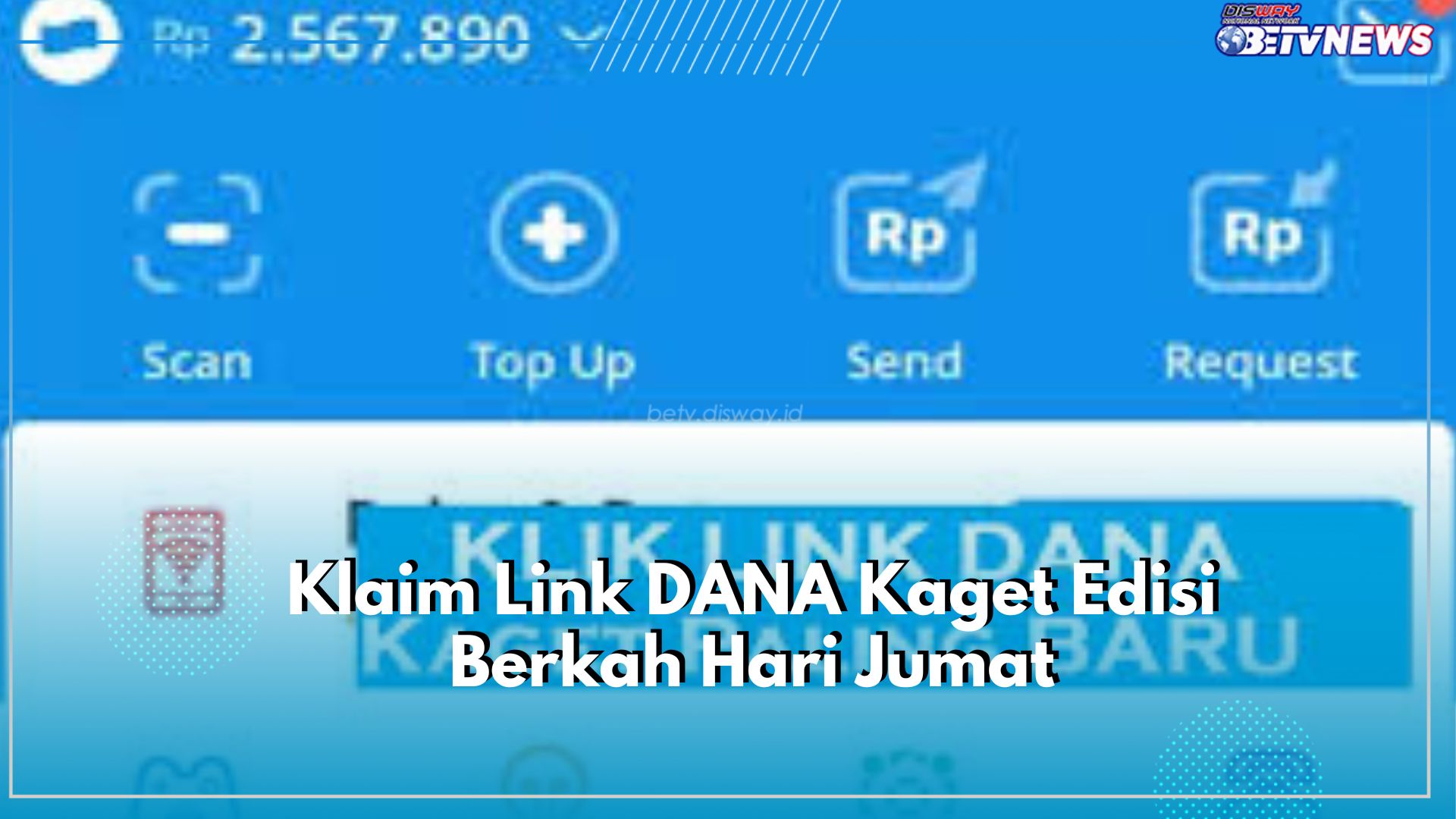 Berkah Dihari Jumat, 2 Mei 2025, Buruan Klaim Link DANA Kaget Saldo Gratis hingga Rp275.000 Menanti