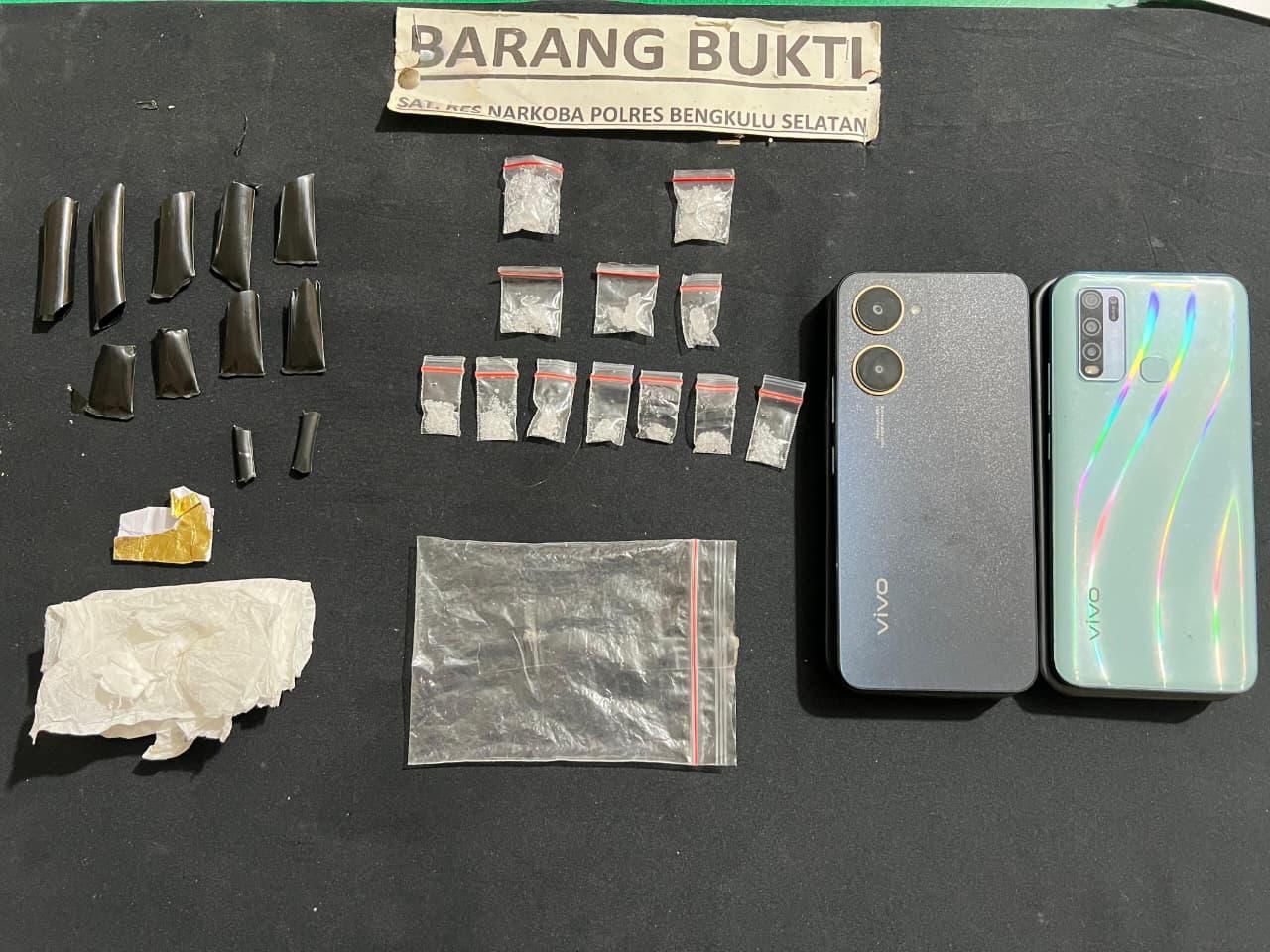 Sabu dalam Sedotan, Satresnarkoba Bengkulu Selatan Bongkar Taktik Pengedar di Pasar Manna