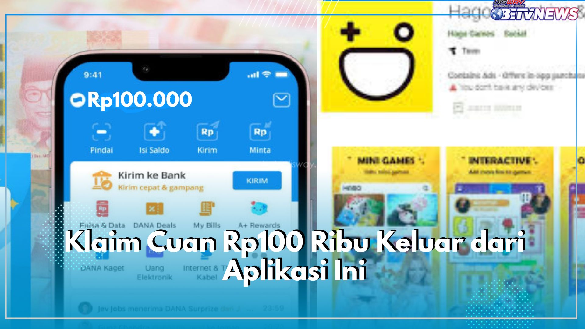 Siapapun Berhak Klaim Saldo Dana Gratis, Cuan Rp100 Ribu Keluar dari Aplikasi Ini, Daftar Pakai Nomor HP