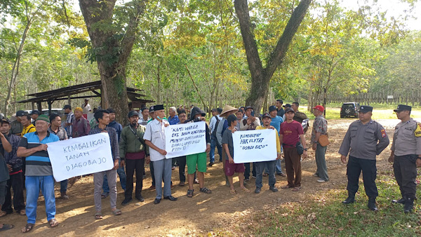 PTPN 7 Seluma Didemo Masyarakat, Tuntut Perusahaan Kembalikan Tanah Djago Bajo