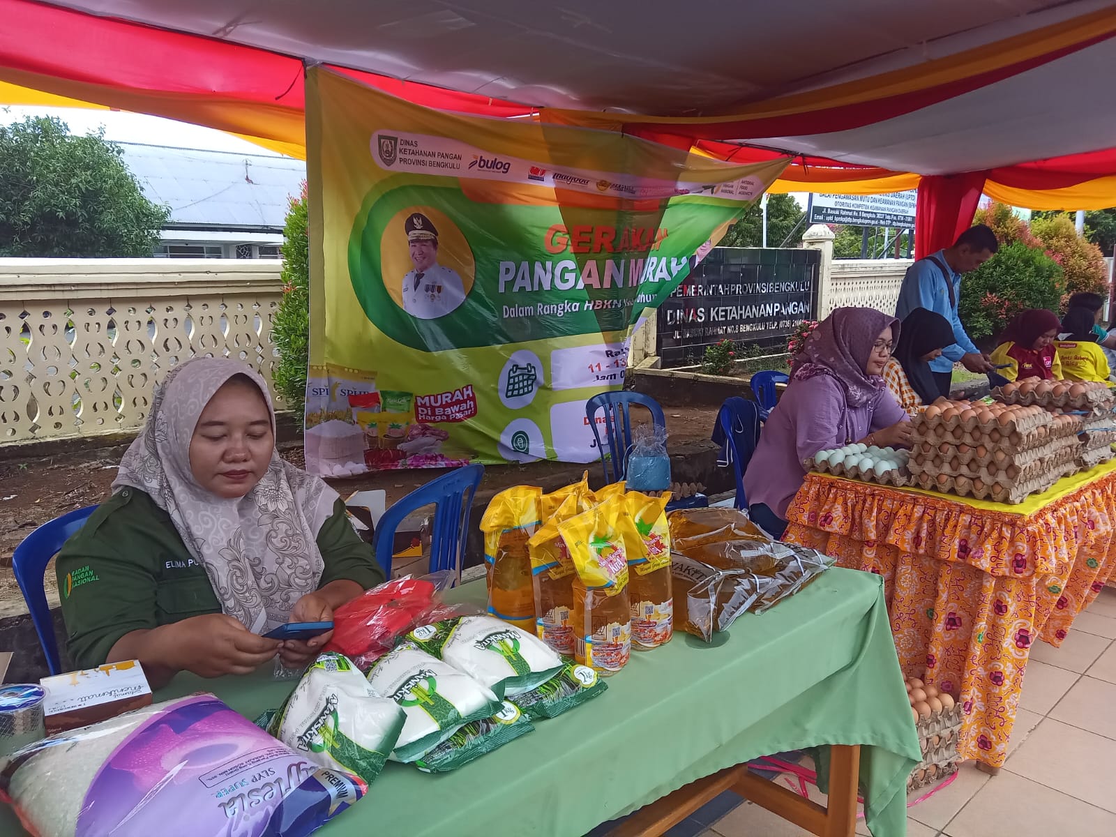 Stok Bahan Pokok di Provinsi Bengkulu Aman Menjelang Natal dan Tahun Baru