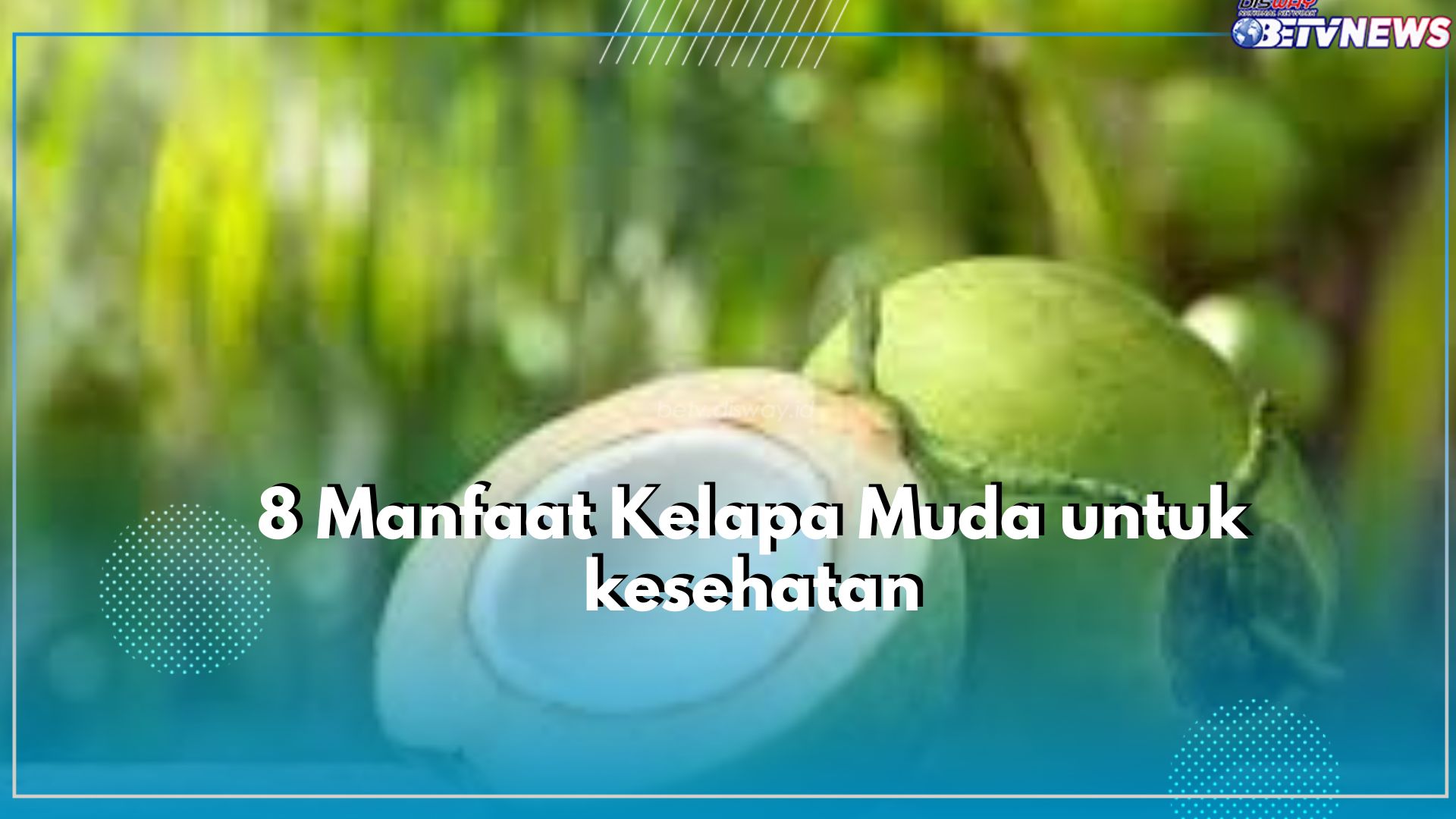 Klaim 8 Manfaat Kelapa Muda untuk Kesehatan, Salah Satunya Mencegah Batu Ginjal