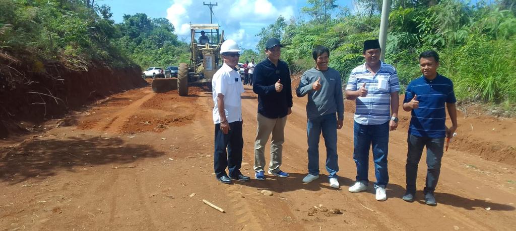 Dampingi Titik Nol Pengerasan Jalan Padang Capo, Jonaidi SP Tegaskan Bahwa Janji Merupakan Komitmen 