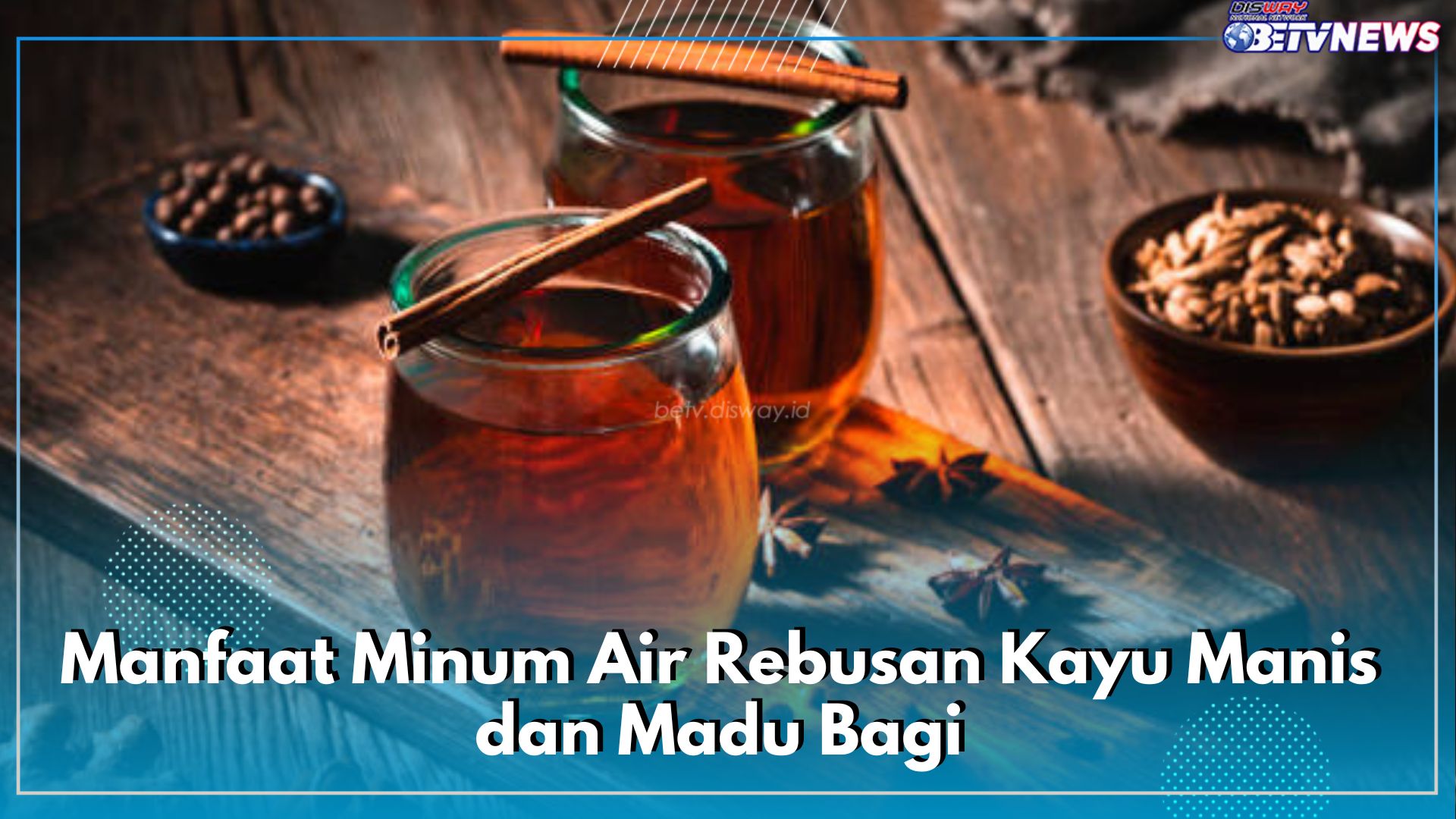 Redakan Nyeri Haid, Ini 8 Manfaat Minum Air Rebusan Kayu Manis dan Madu Bagi Kesehatan Tubuh