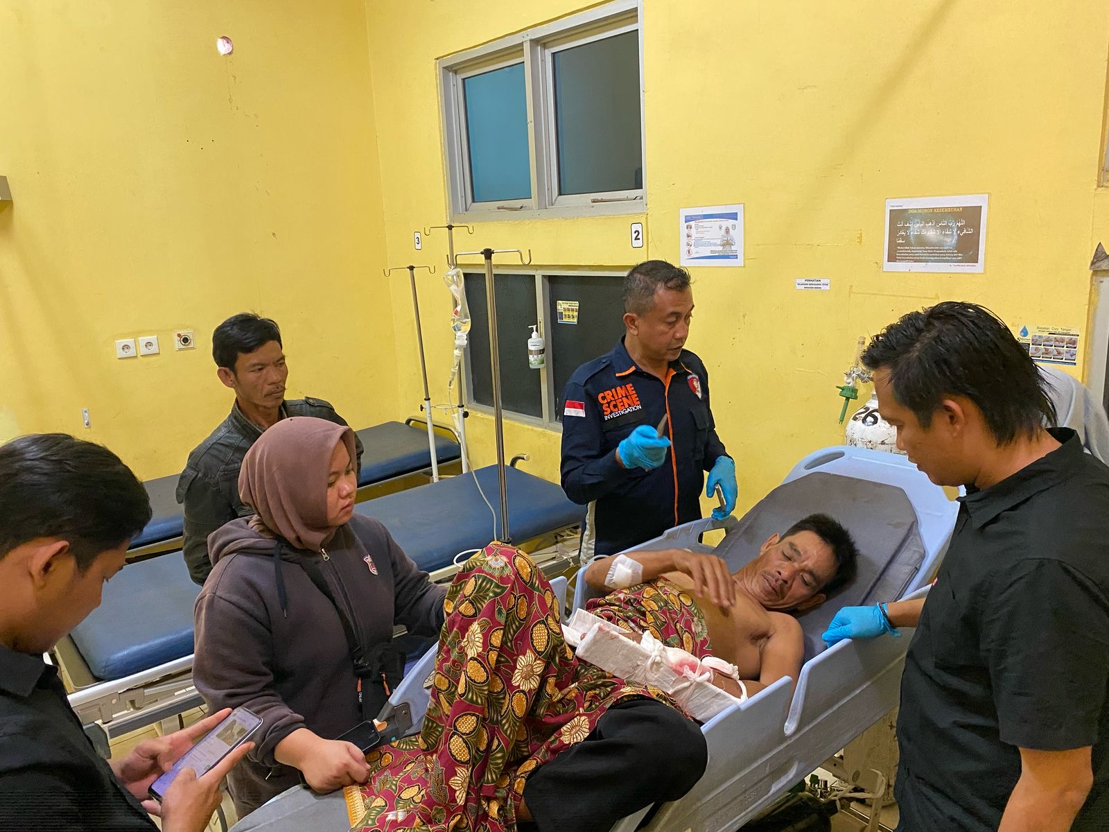 Lerai Pertengkaran Pasutri, Tangan Pria di Kepahiang Nyaris Putus