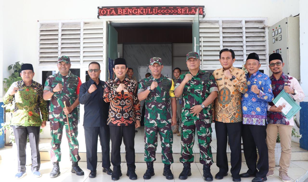 Tim Wasev Sterad Kunjungi TMMD Reguler ke 117 Kodim 0407/ Kota Bengkulu, Begini Hasilnya