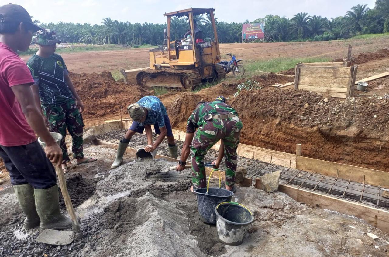 Pengerjaan Gorong-gorong Selesai, Progres TMMD Reguler ke 117 Koidm 0407 Kota Bengkulu Meningkat