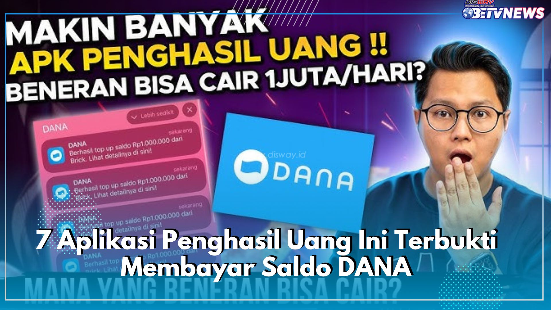 Buruan Cek! 7 Aplikasi Penghasil Uang Ini Terbukti Membayar Saldo DANA, Mau? Download Disini
