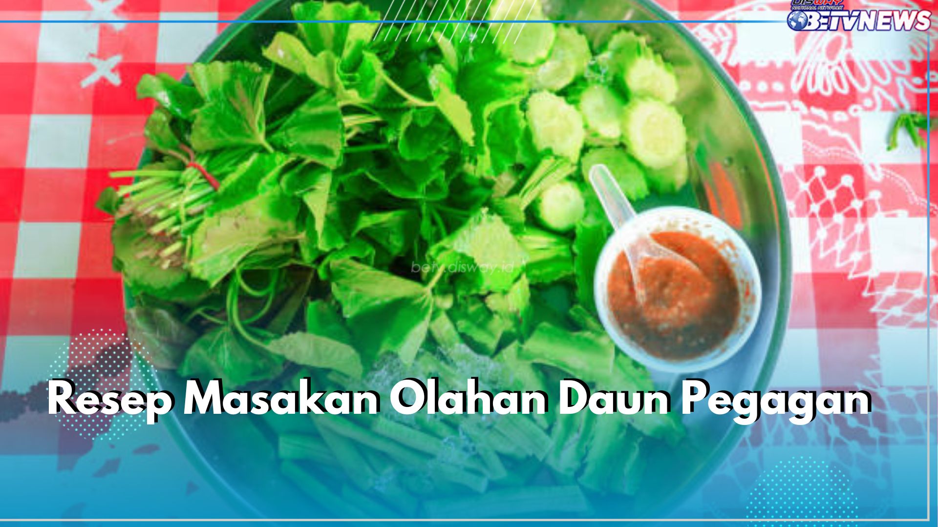 5 Resep Masakan Olahan Daun Pegagan, Ada Salad hingga Keripik Daun Pegagan