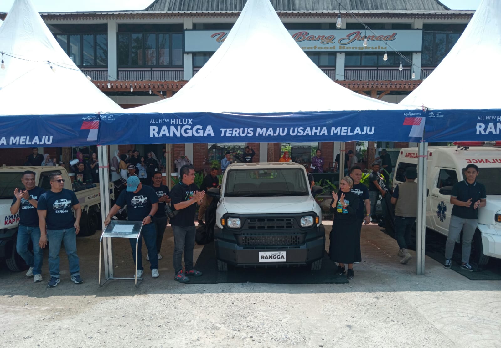 Agung Toyota Resmi Hadirkan All New Hilux Rangga, Kendaraan Niaga yang Siap Dukung Beragam Usaha di Bengkulu