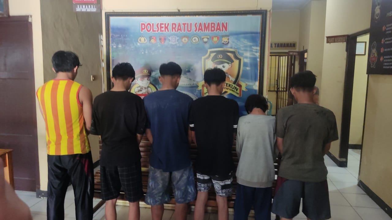 Maling Kabel di Rumah Kosong, 6 Remaja di Kota Bengkulu Diringkus