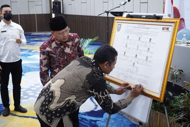KPK dan Pemerintah Provinsi Bengkulu Berkomitmen Benahi dan Optimalisasi Pajak Daerah 
