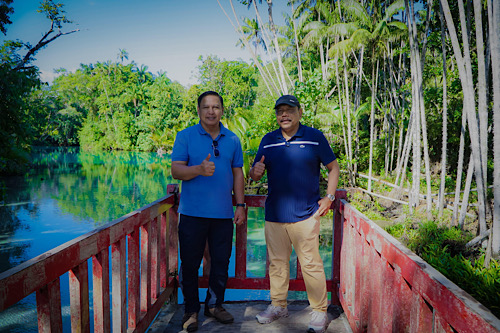Terkesima Keindahan Danau Bak Blau, Wagub Mian Dorong Peningkatan Wisata Enggano