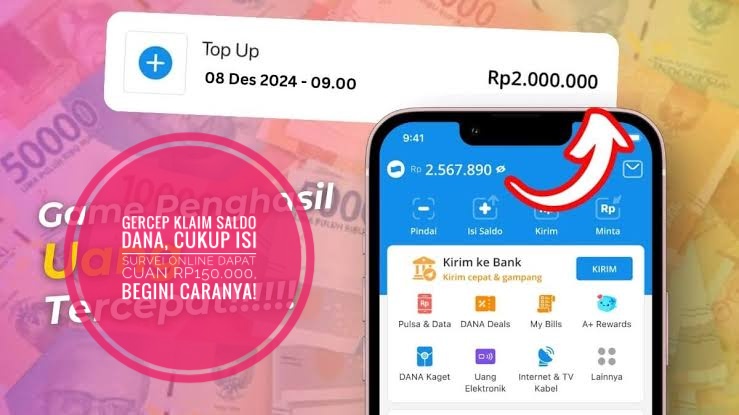 Gercep Klaim Saldo DANA, Cukup Isi Survei Online Dapat Cuan Rp150.000, Begini Caranya!