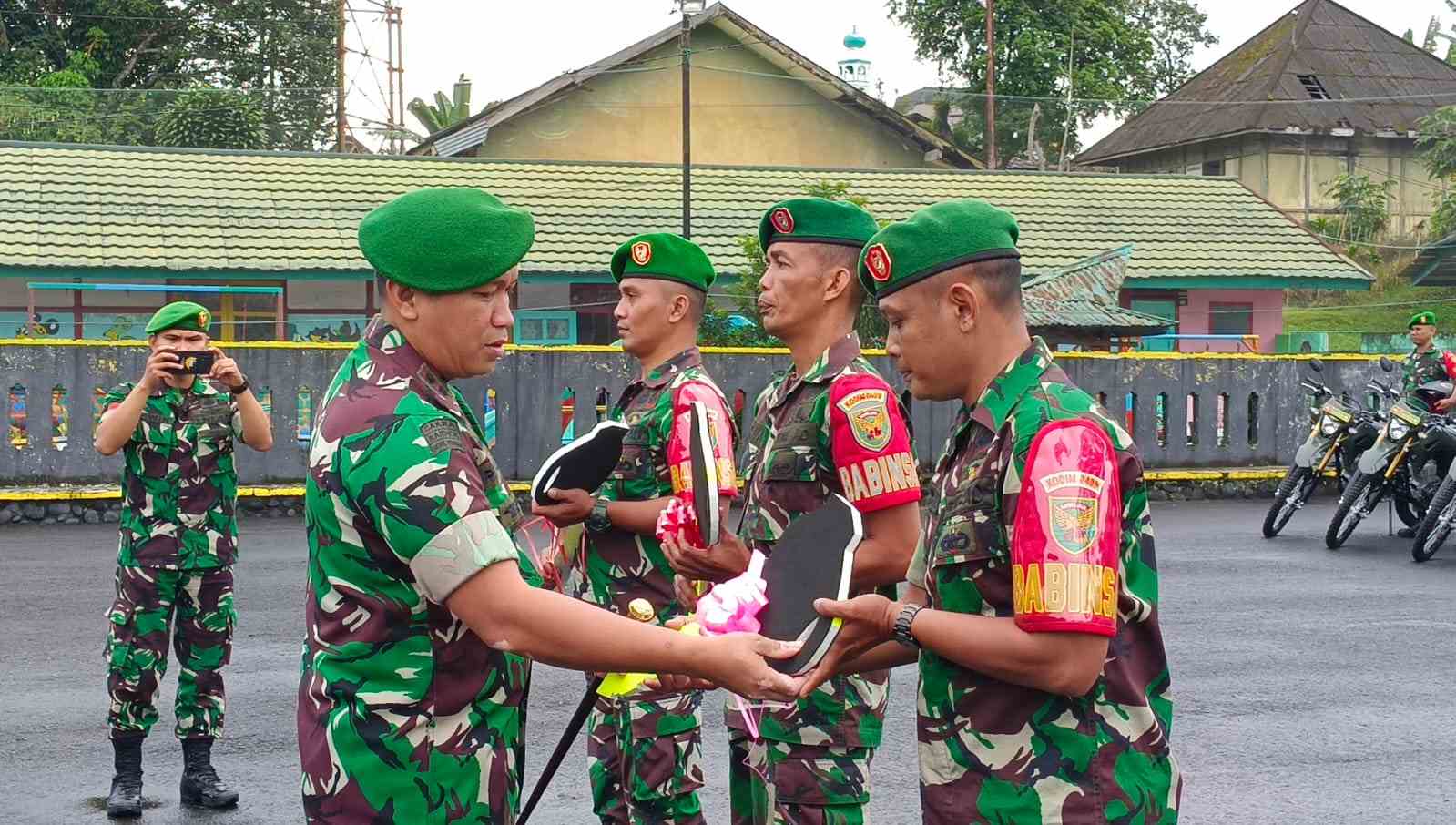 Babinsa Kodim 0409 Rejang Lebong Terima Motor Dinas Trail dari Kementerian Pertahanan RI