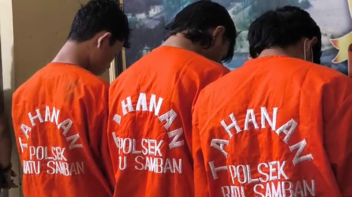 Keroyok Security dan Sering Palak Pengunjung Mall, 3 Pemuda di Kota Bengkulu Diringkus Polisi 