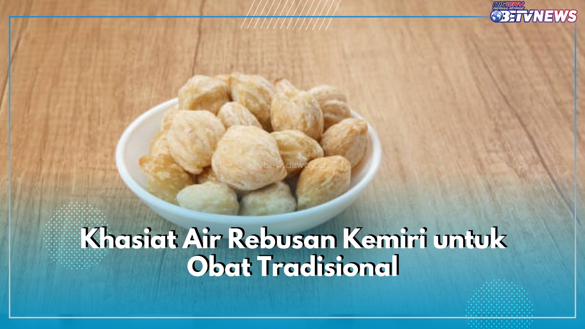 6 Khasiat Air Rebusan Kemiri Ini Bisa Bikin Penyakit Menjauh, Yuk Konsumsi!