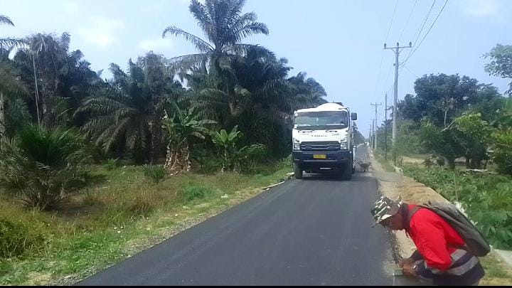 Pembangunan Jalan Sari Mulyo-Tawang Rejo Seluma Sudah 95 Persen Mulus