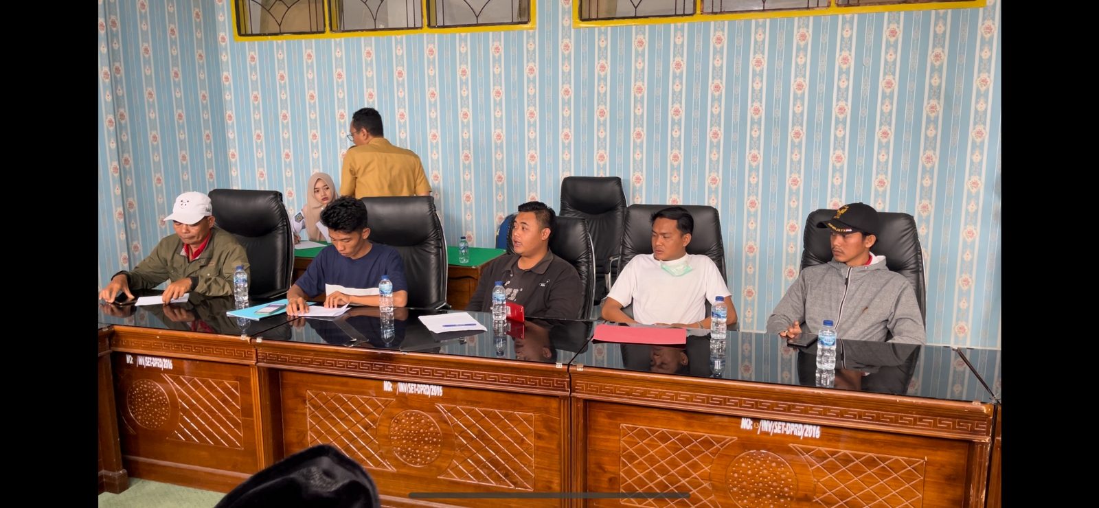 5 Pemuda Datangi DPRD Lebong, Minta Usut Batalnya Pilkades Serentak