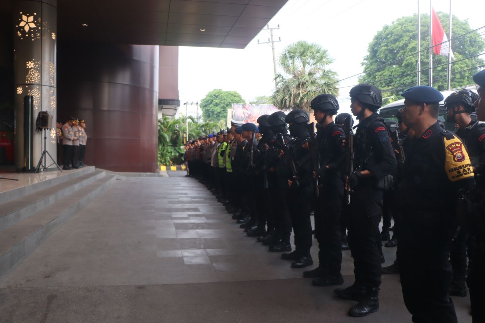 Polda dan Polresta Bengkulu Turunkan 393 Personel Gabungan Amankan Debat Terbuka Pilgub