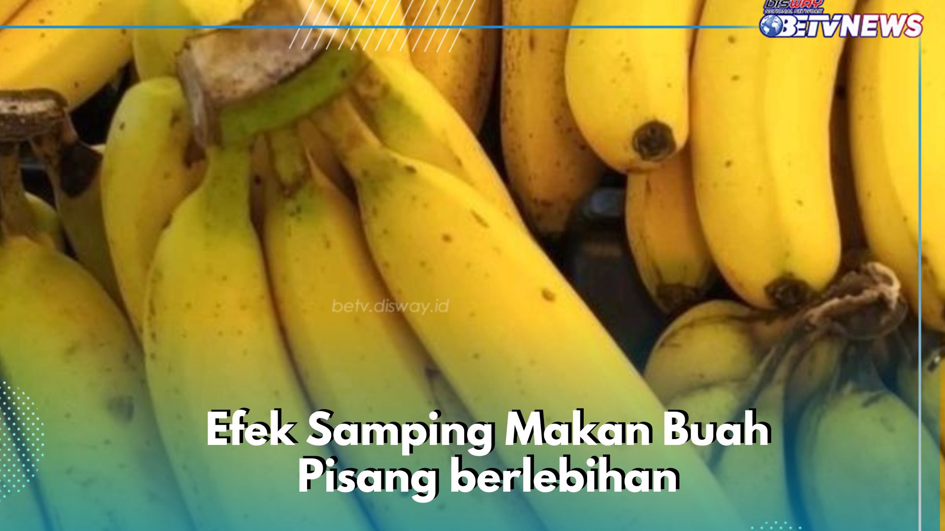 Kamu Perlu Tahu! Ini Efek Samping Konsumsi Buah Pisang Terlalu Banyak