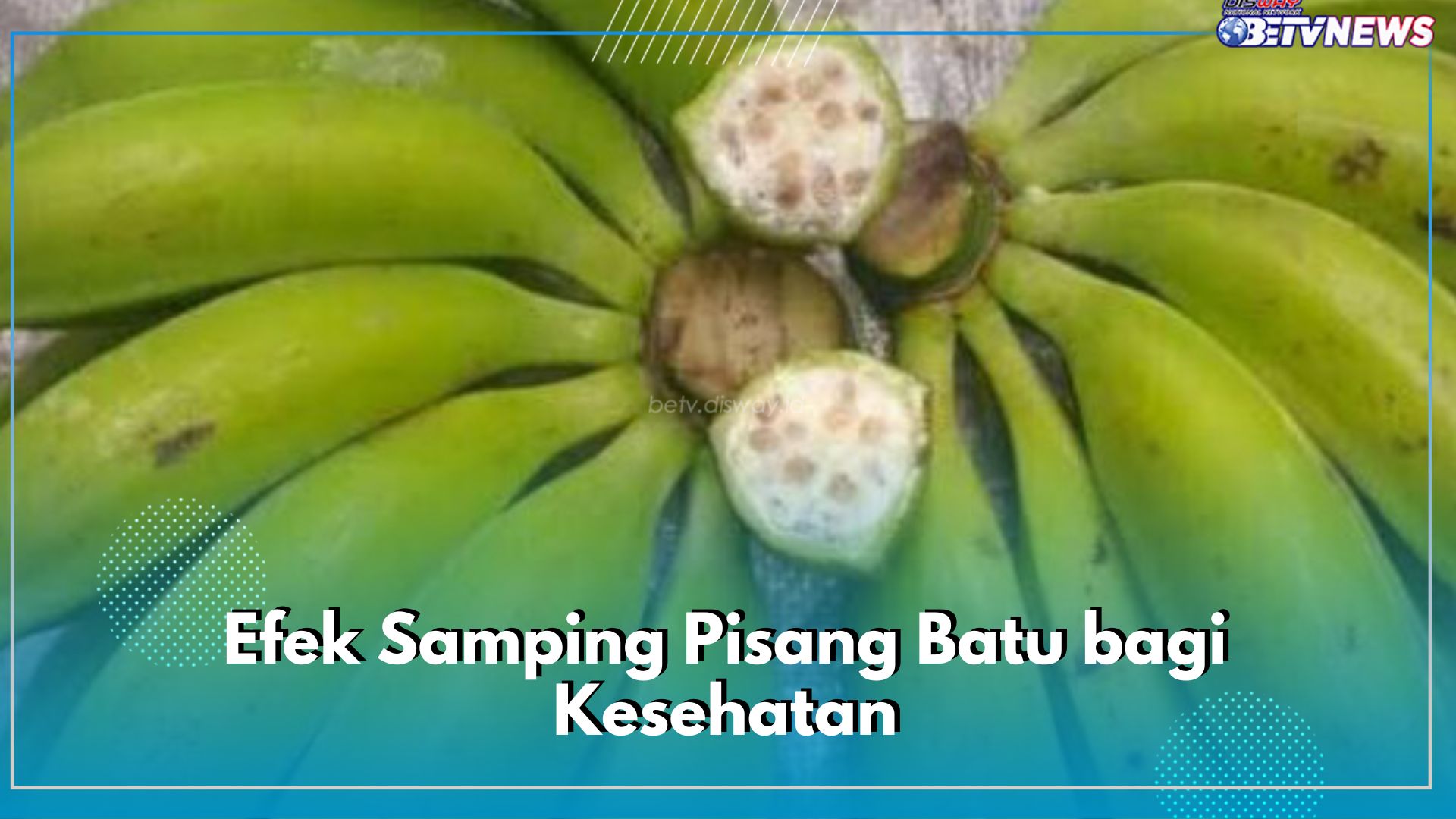 Berbahaya untuk Kesehatan, Ini 5 Efek Samping Pisang Batu Jika Dikonsumsi Tidak Wajar