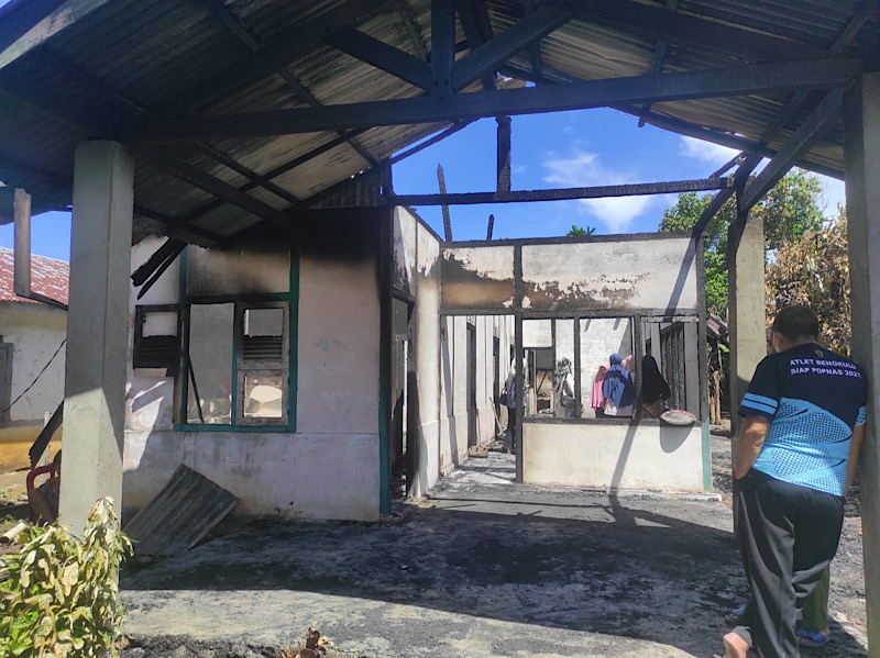 Dini Hari, Kebakaran Hanguskan 1 Rumah Warga di Bengkulu Selatan