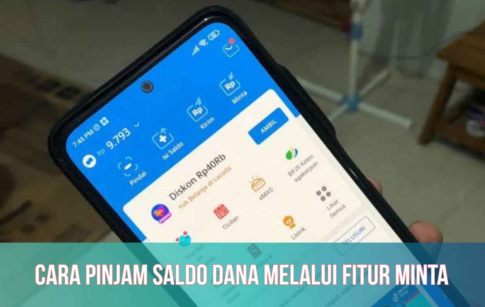 Saldo Auto Nambah! Pinjam Uang Ratusan Ribu Tanpa Perlu KTP, Cukup Pakai Fitur Minta DANA Gratis Langsung Cair