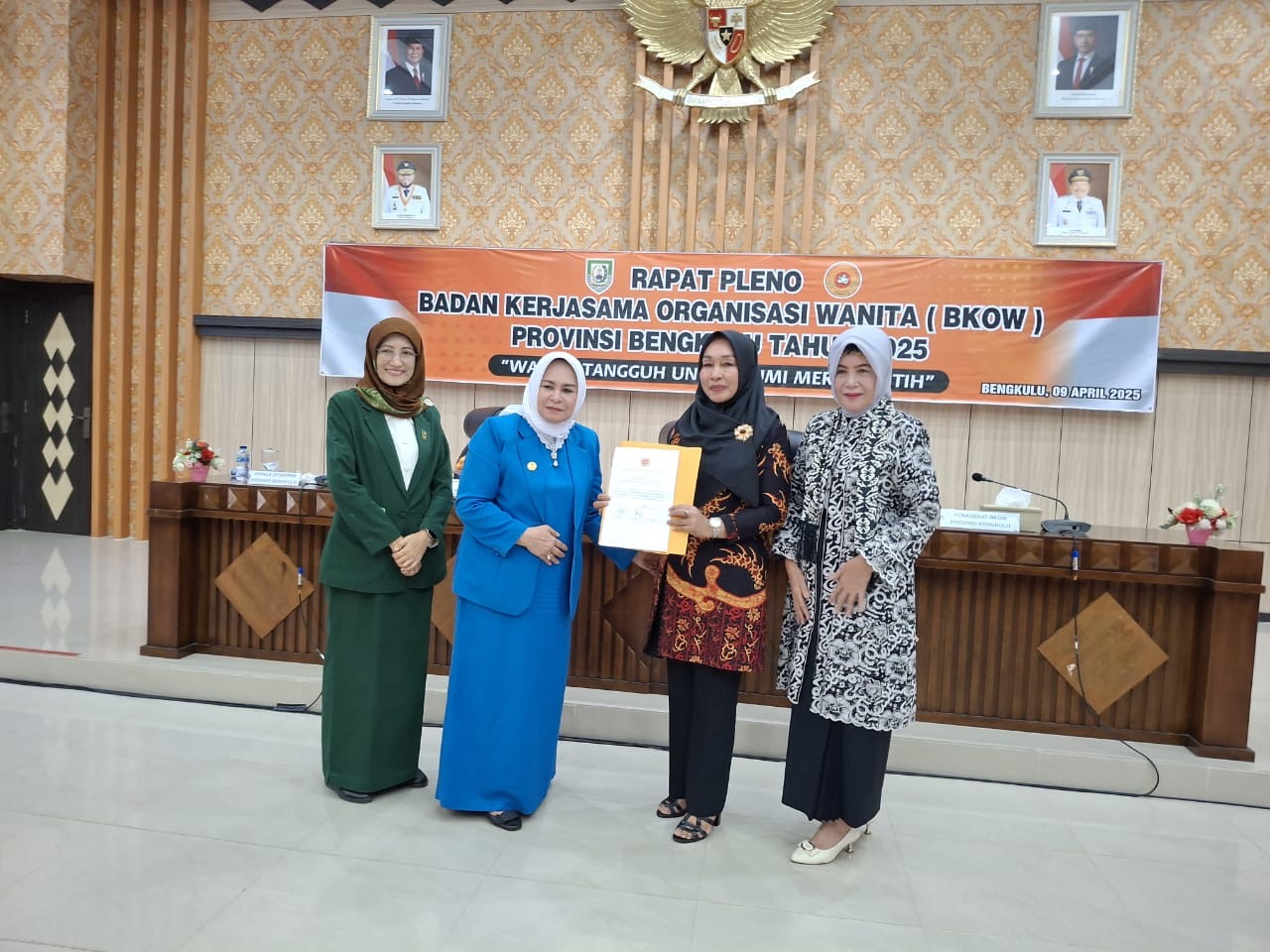 Eko Kurnia Ningsih Mian Jabat Ketua BKOW Provinsi Bengkulu 2025-2030