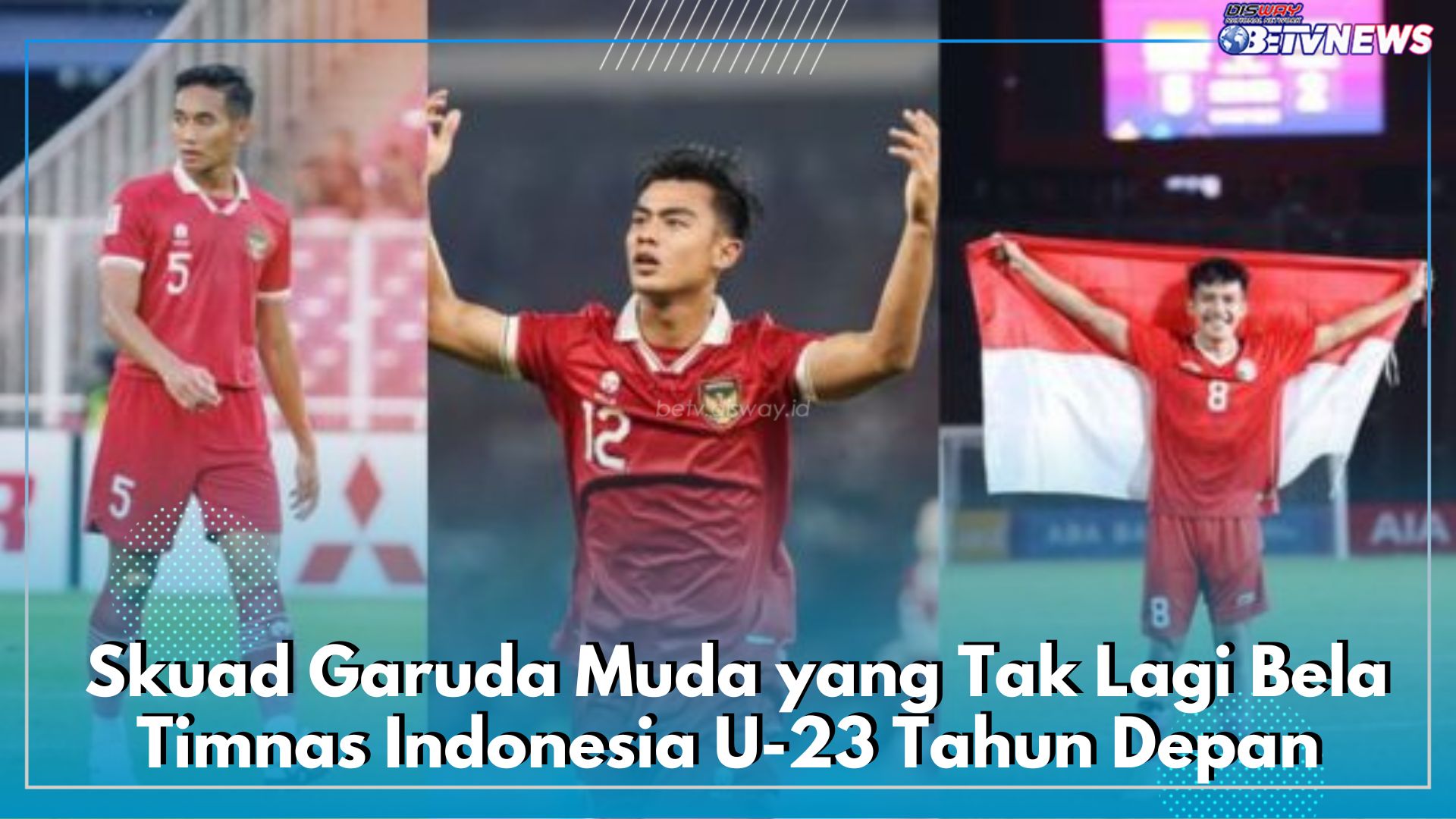 Inilah Daftar 3 Skuad Garuda Muda Piala Asia yang Tak Lagi Bela Timnas Indonesia U-23 Tahun Depan