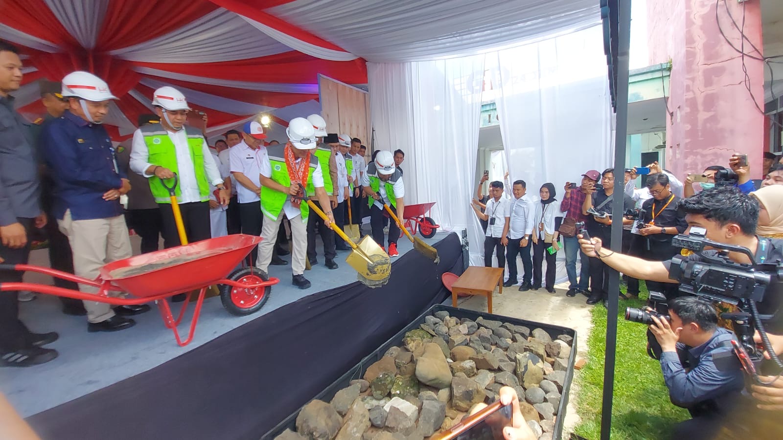 Wamenkes Ground Breaking Pembangunan RSUD Modern Bengkulu Tengah