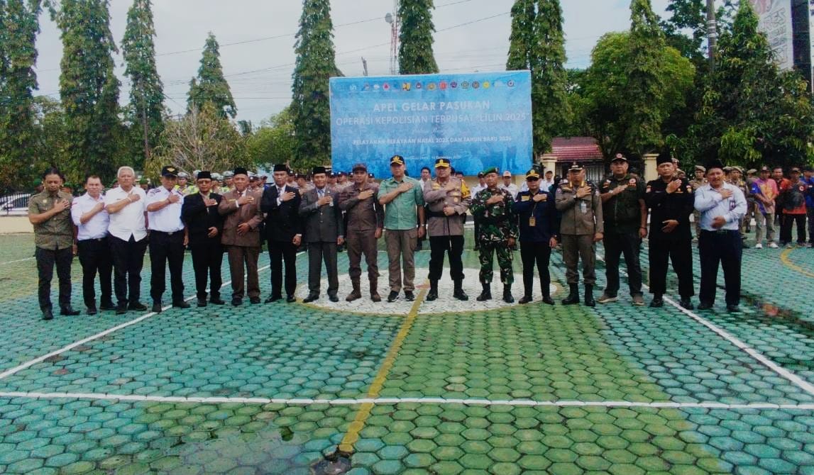 Polres Bengkulu Utara Siaga Amankan Natal dan Tahun Baru, Tempat Ibadah Hingga Wisata Dijaga Ketat