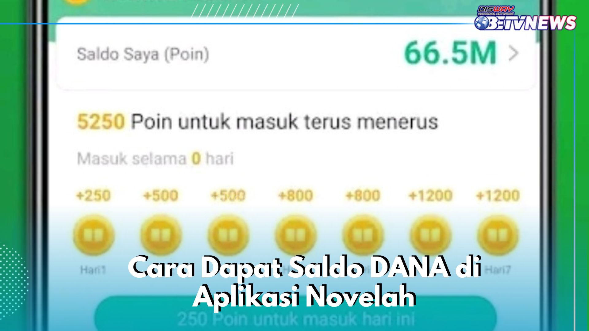 Saldo Cair di Aplikasi Novelah, Cari dan Kumpulkan Koin dengan Cara Ini