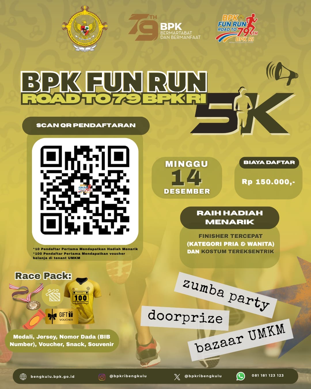 Ditutup Malam Ini! Buruan Daftar BPK Fun Run, Cek Syarat dan Jadwalnya di Sini