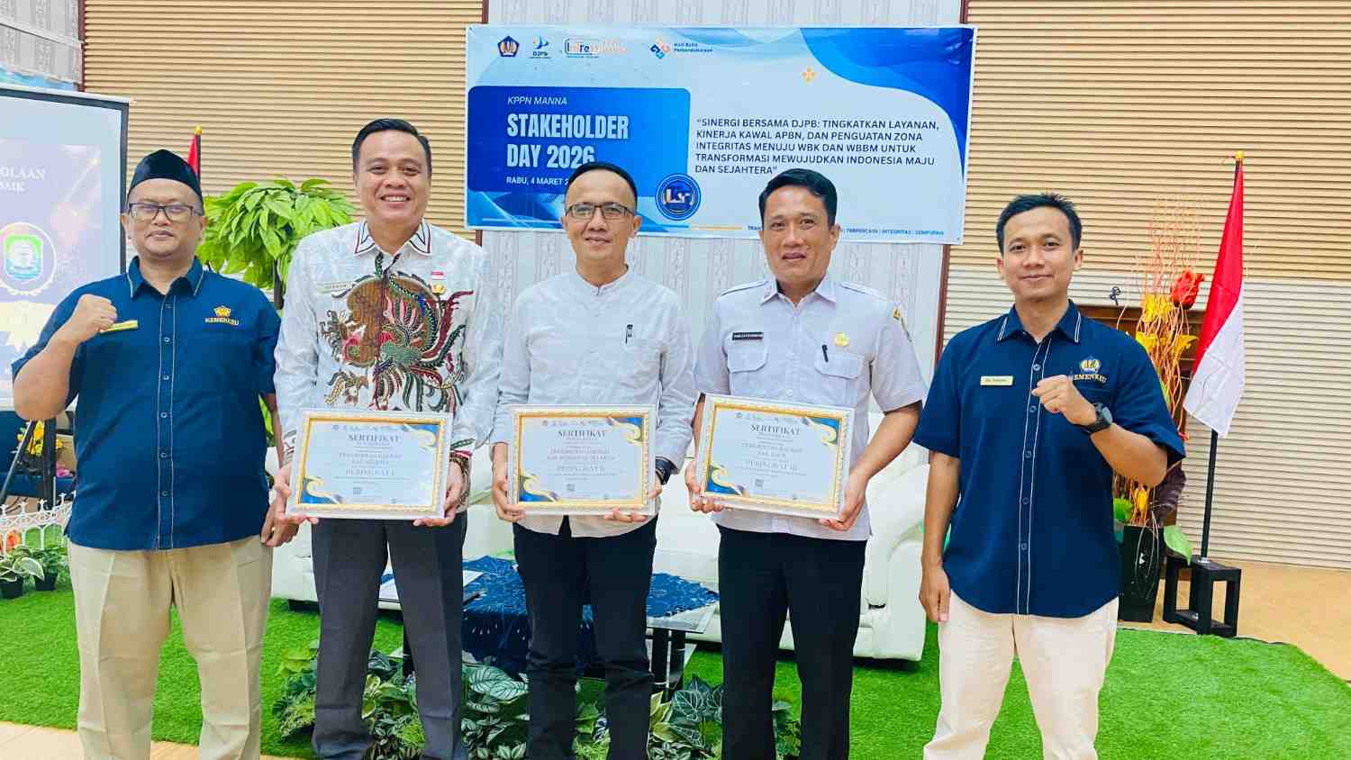 Pengelolaan Dana Transfer Dinilai Baik, Seluma Bawa Pulang 3 Penghargaan dari KPPN Manna