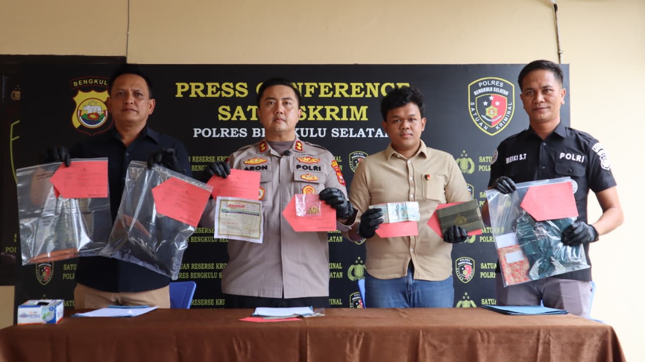 Modus Bantuan Dinsos hingga Curanmor, Polisi Ungkap 4 Perkara Kriminal di Bengkulu Selatan