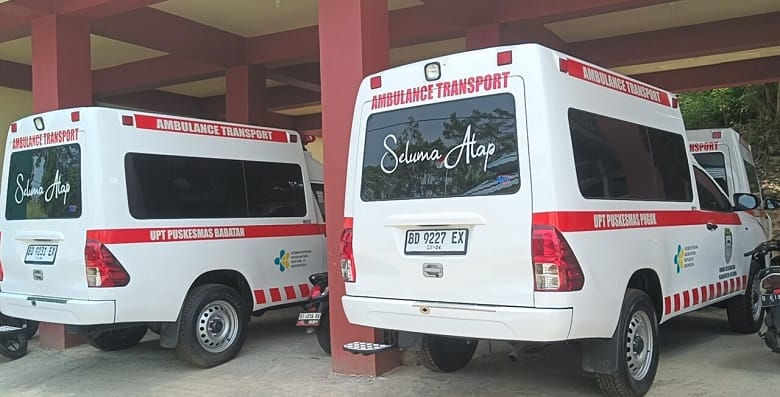 Dinkes Seluma Terima 4 Unit Ambulans dari Kemenkes, Diserahkan ke Puskesmas Saat HUT RI ke-79