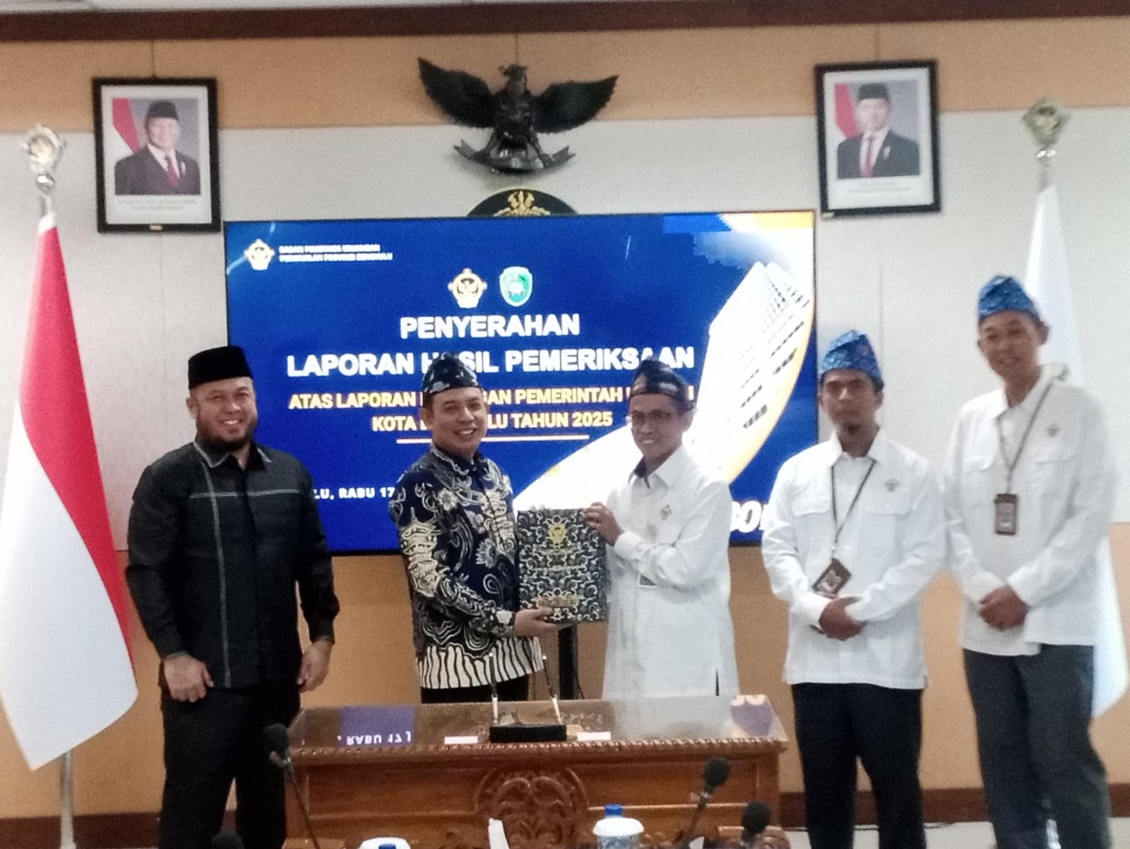 Pemkot Bengkulu Kembali Raih Opini WTP ke-8 dari BPK