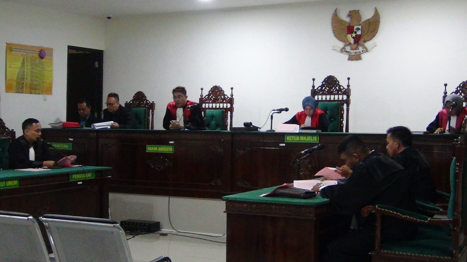 Sidang Perdana, Terdakwa Korupsi BPNT Kemensos Mukomuko 