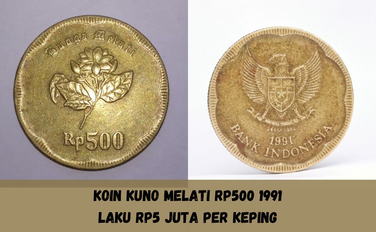 Koin Kuno Melati Rp500 1992 Masih Diburu dan Laku Rp5 Juta Per Keping, Cek Cara Jualnya Di Sini
