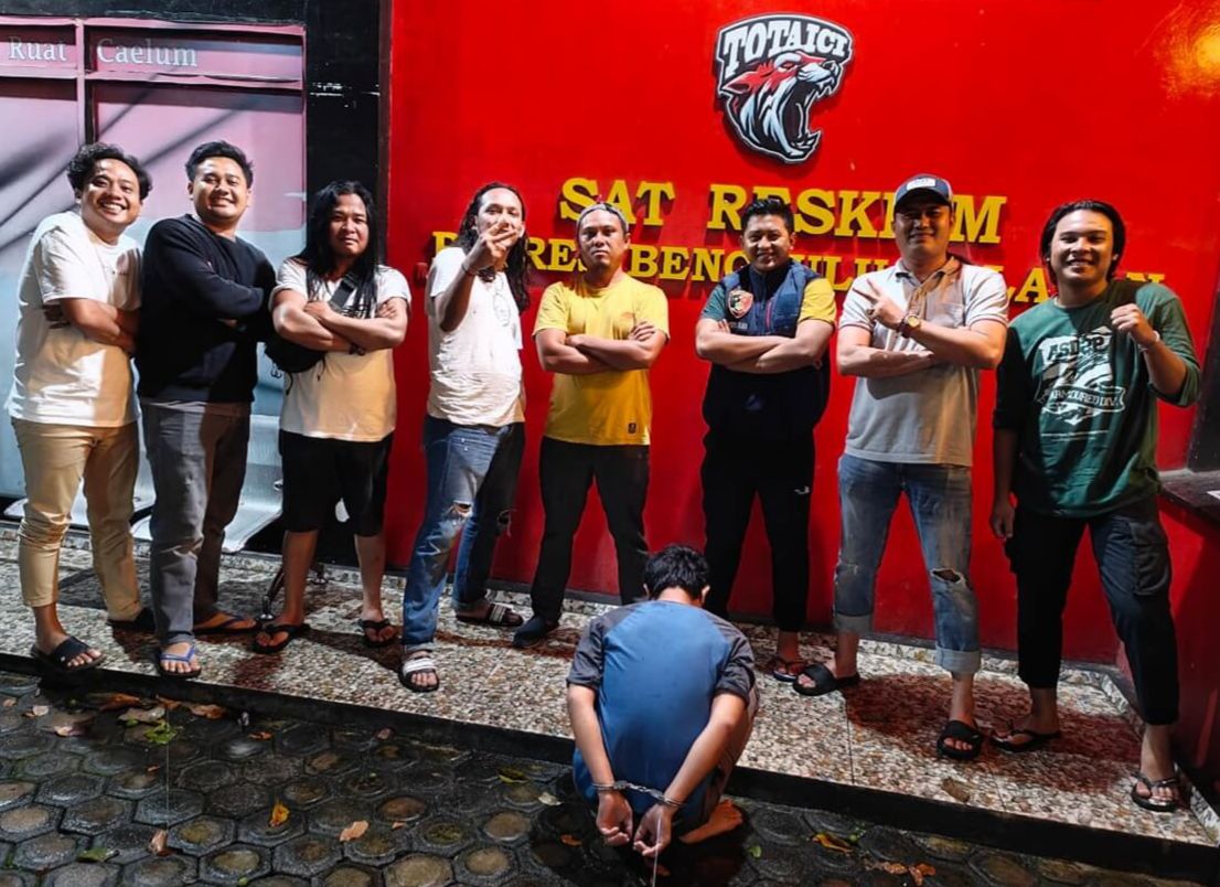 Kurang dari 24 Jam, Pelaku Pembacokan Satu Keluarga di Bengkulu Selatan Diamankan di Kebun Sawit