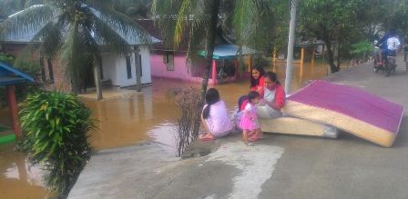 Luapan Sungai Bengkulu Rendam 25 Rumah di Benteng