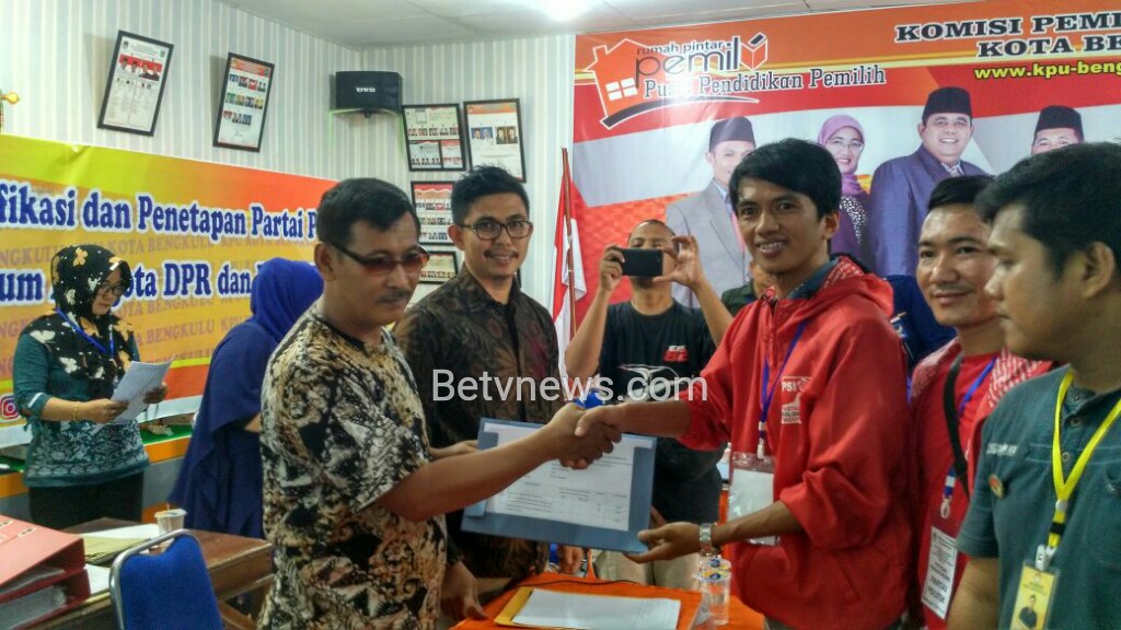 Meski Baru, Berkas Partai Ini Perdana Lolos di KPU Kota Bengkulu