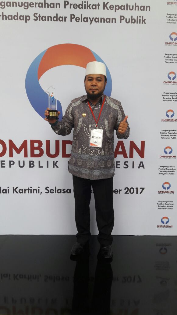 Wow, Kota Bengkulu Raih Penghargaan dari Ombudsman RI