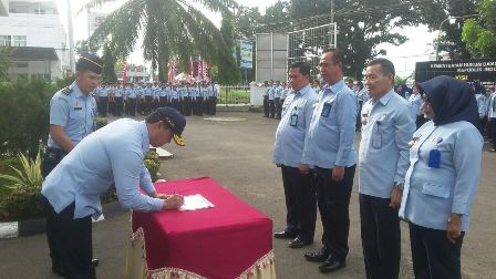 Kanwil Kemenkumham Deklarasi Janji Kinerja Tahun 2018