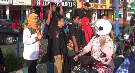 KPU Kota Bengkulu Sosialisasi Coklit Serentak di Empat Persimpangan