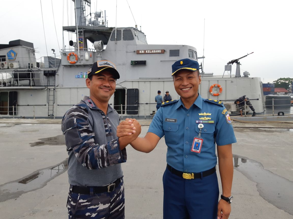 KRI Kelabang Patroli Laut Bengkulu